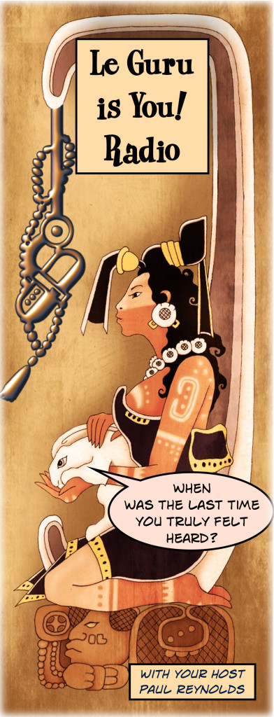 mayan moon goddess with hanging mic vig